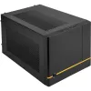 Korpusas SilverStone SUGO SG14B – Mini-DTX bokštas be maitinimo šaltinio (ATX/PS/2) – Juodas – USB/Garsas (SST-SG14B)