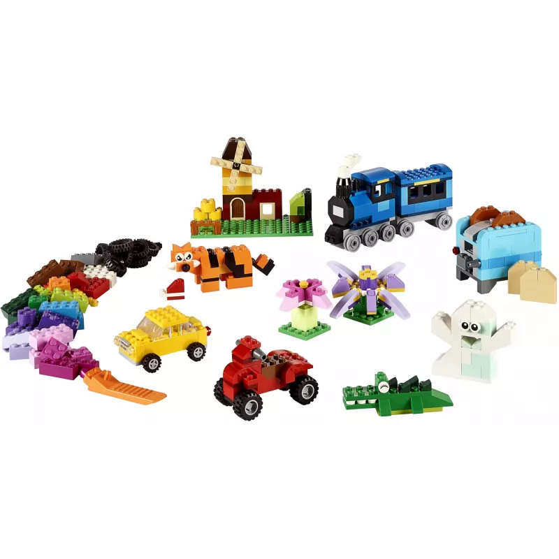 LEGO 10696 Classic Vidutinė kūrybinė plytų dėžė su lengvu laikymu, spalvingos plytos, statybų rinkinys žaislams vaikams, berniukams ir mergaitėms nuo 4 metų