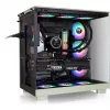 Korpusas Thermaltake View 380 XL WS ARGB, Light Green/Wood, 2x grūdintas stiklas, medžio tekstūra