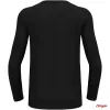 Odlo BL TOP crew neck l/s MERINO 200 vyriški marškinėliai, dydis M, juodi