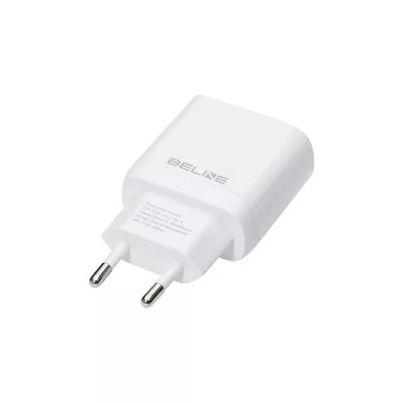 30W USB-C įkroviklis Beline Beli02177 baltas su USB-C laidu
