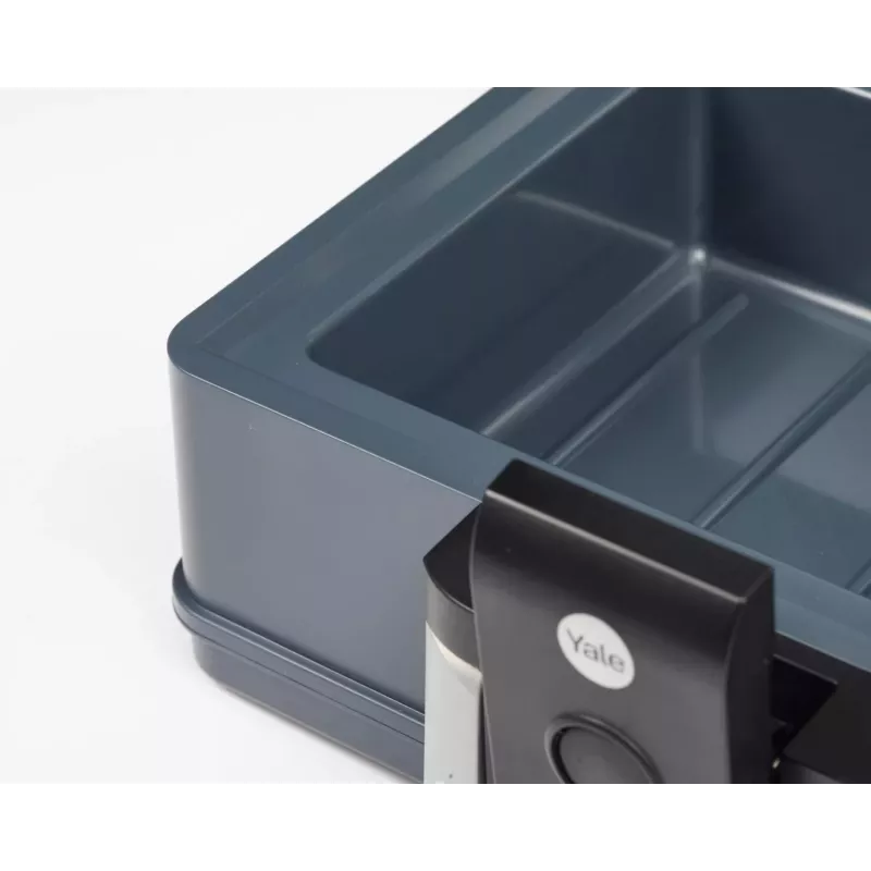 Yale YFC/154/KB1 ugniai atspari saugos dėžutė 5 l pilka plastikinė