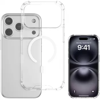 4smarts Ibiza Border Case Apple iPhone 17 Pro Max 17,5 cm Skaidrus