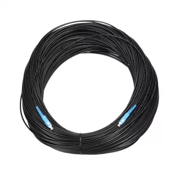 Extralink SC/UPC-SC/UPC Flat Drop Patch Cord, vienmodis, simplex, G.657A2, 150 m