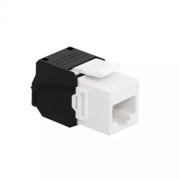 LogiLink NK4066 Keystone modulis RJ45 plokščias juodas/baltas