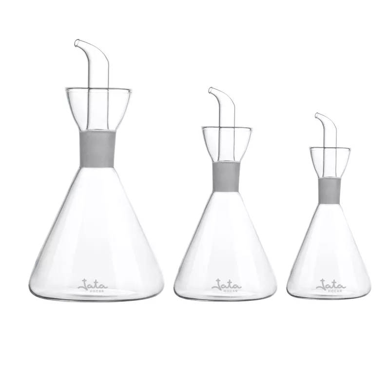 Aliejaus ir acto dozatorius JATA HACC4537 500 ml stiklinis skaidrus