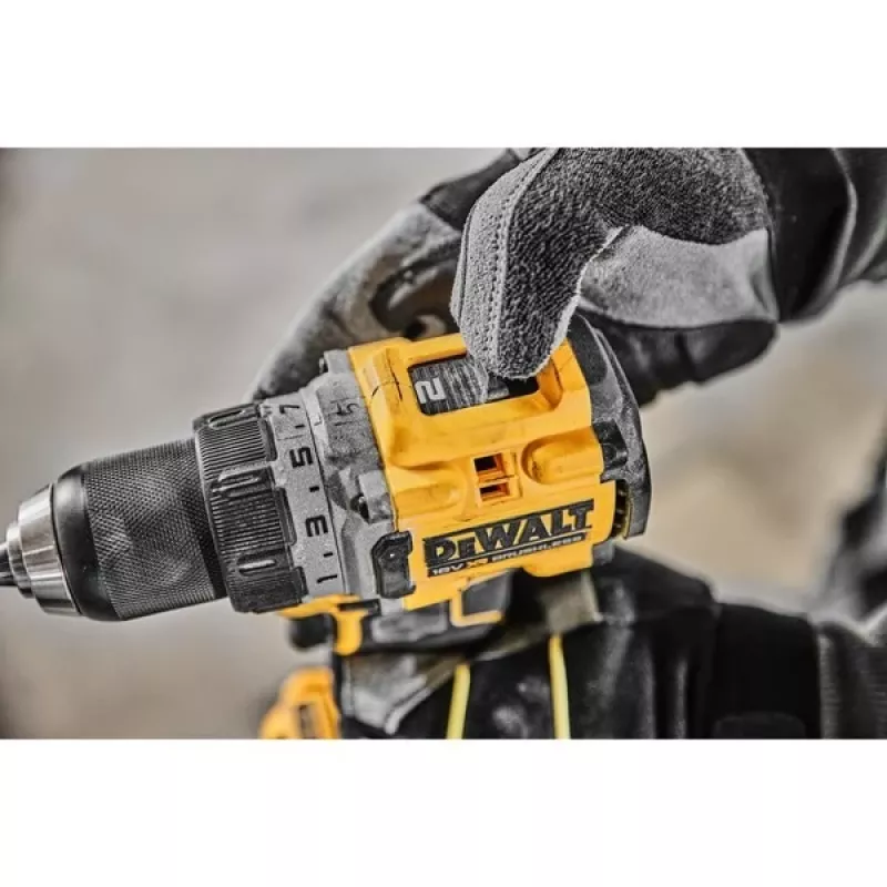 DeWALT DCD800E2T-QW gręžtuvas 2000 aps./min. 1,28 kg Juoda, Geltona