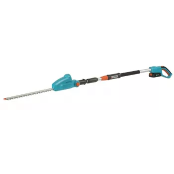 Akumuliatorinė teleskopinė gyvatvorių žirklė THS 42/18V P4A, pilnas komplektas (turquoise/Grey, Li-Ion akumuliatorius 2,5Ah P4A, POWER FOR ALL ALLIANCE)