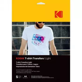 Termo perdavimo plėvelė marškinėliams Kodak 3510560 Light, 5 lapų pakuotė