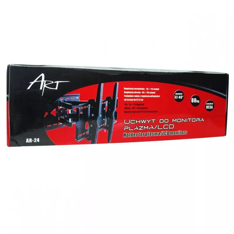 ART AR-24 152,4 cm (60 inch) juoda laikiklis televizoriui