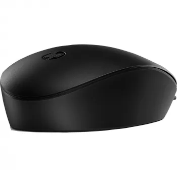HP 125 laidinė pelė, ambidekstrinė, optinė, USB Type-A, juoda