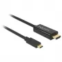 DeLOCK 85260 3 m USB Type-C – HDMI vaizdo kabelio adapteris juodas