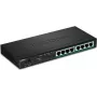 TRENDnet TPE TG83 – tinklo jungiklis 8 x 10/100/1000 (PoE+) – stalinis arba montuojamas ant sienos – PoE+ (65 W)