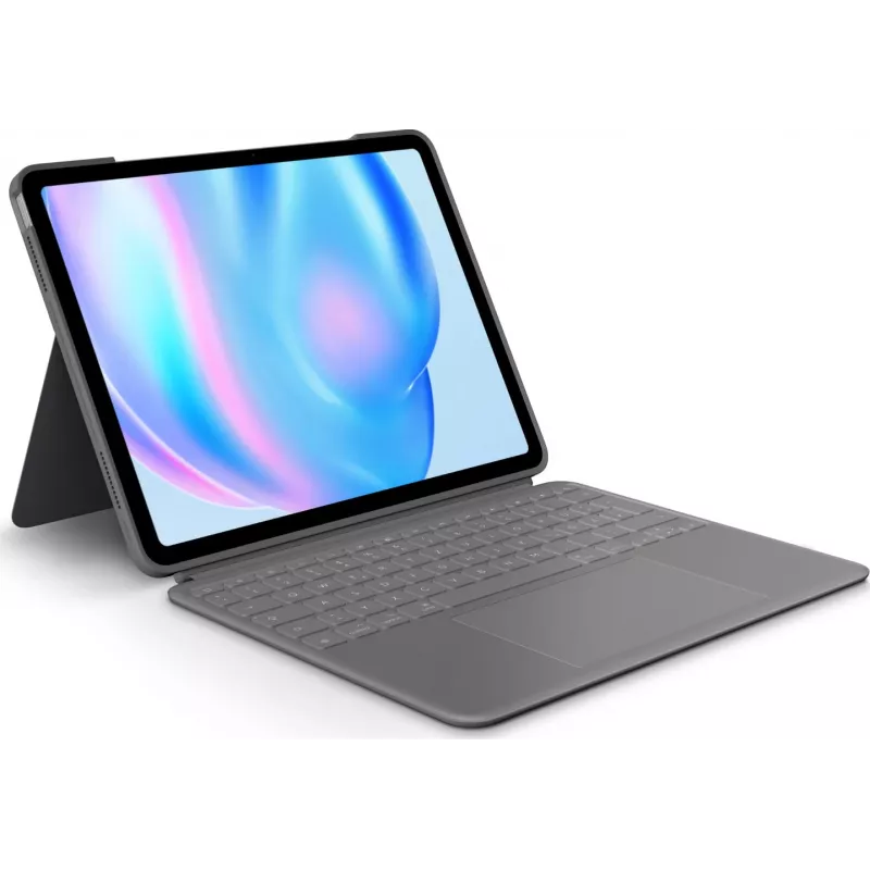 Klaviatūra Logitech Combo Touch QWERTZ vokiška Smart Connector pilka