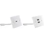 HDMI sieninis lizdas ShiverPeaks BS79510-1 baltas