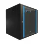 Sieninis spintos stovas Extralink 12U 600x600 Juodas