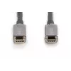 DIGITUS USB-C AOC AV jungiamasis laidas 10m 4K