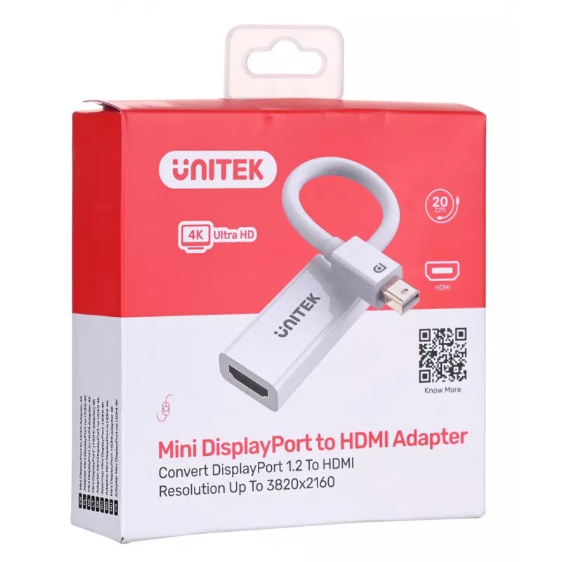 UNITEK Y-6331 adapteris iš Mini DisplayPort į HDMI