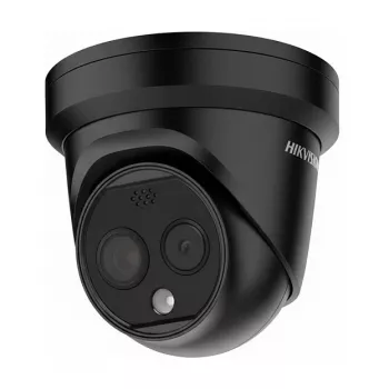 Termovizinė kamera Hikvision DS-2TD1228-2/QA (JUODA) 256×192 bi-spektrinė DeepinView