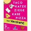 Taco Cat Goat Cheese Pizza: Voll verdreht, kortų žaidimas