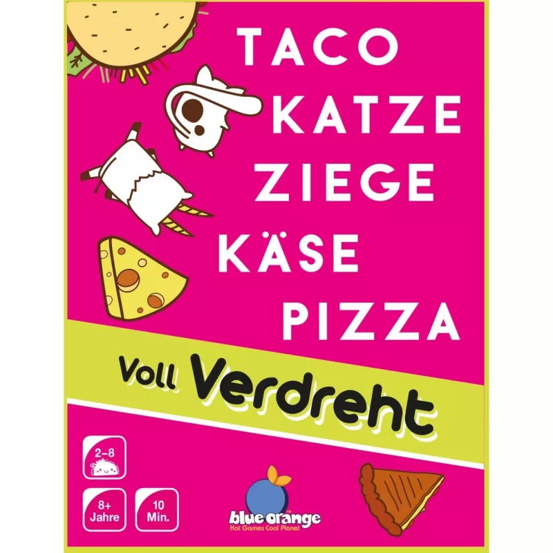 Taco Cat Goat Cheese Pizza: Voll verdreht, kortų žaidimas