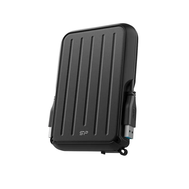Išorinis kietasis diskas Silicon Power 5TB USB 3.2 Gen 1 (Type-A) A66, juodas, atsparus smūgiams