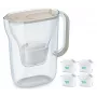 BRITA Style Essential 2,4 L vandens filtro ąsotis su 4 smėlio kasetėmis