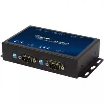 Medijos keitiklis ALLNET ALL-SDS102v2 — 2x nuoseklusis prievadas (RS232/RS422/RS485) į 10/100BASE-TX
