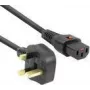 Maitinimo laidas ACT PC980 — JK kištukas prie C13 IEC Lock, 2 m, 230 V 10 A, juodas