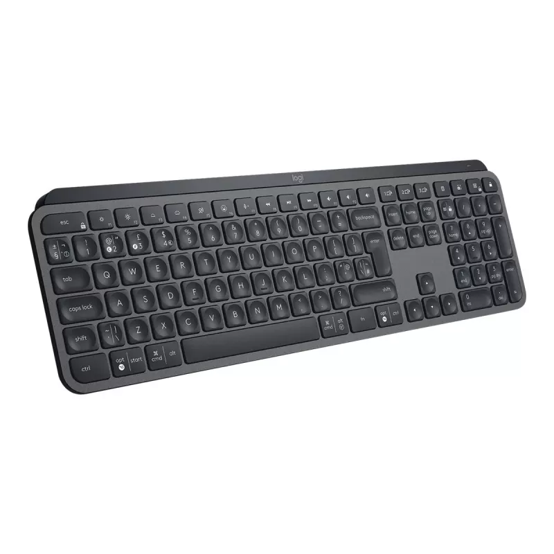 Logitech MX Keys for Business – belaidė klaviatūra su apšvietimu, Bluetooth / 2,4 GHz, QWERTY GB, grafito spalva (920-010250)