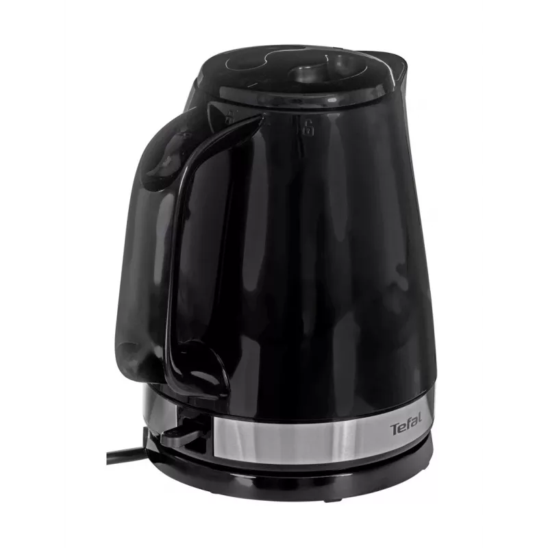 Elektrinis virdulys Tefal KO150 1.5 L 2400 W – juodas nerūdijantis plienas, belaidis, 360° pagrindas