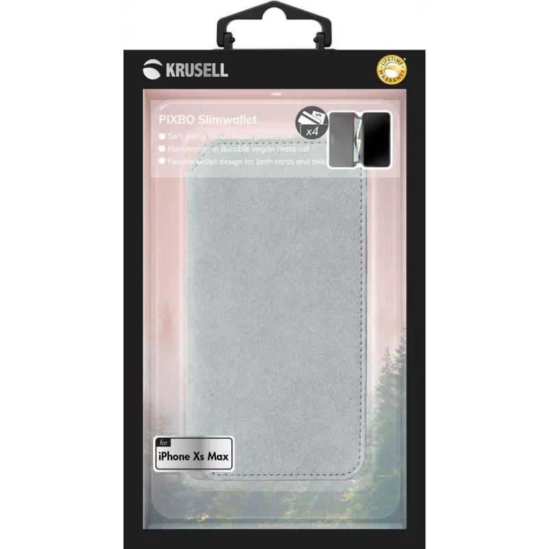 Dėklas Krusell Broby 4 Card SlimWallet iPhone XS Max
