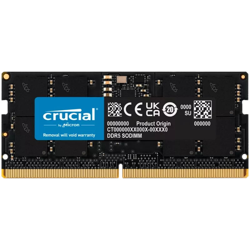 Crucial DDR5 SODIMM 32GB 5600 MHz atminties modulis nešiojamam kompiuteriui