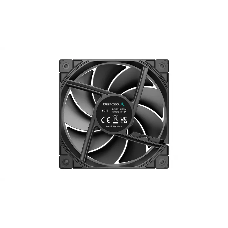 Ventiliatorius DeepCool FD12 12 cm juodas 400-2050 RPM 109 m³/h