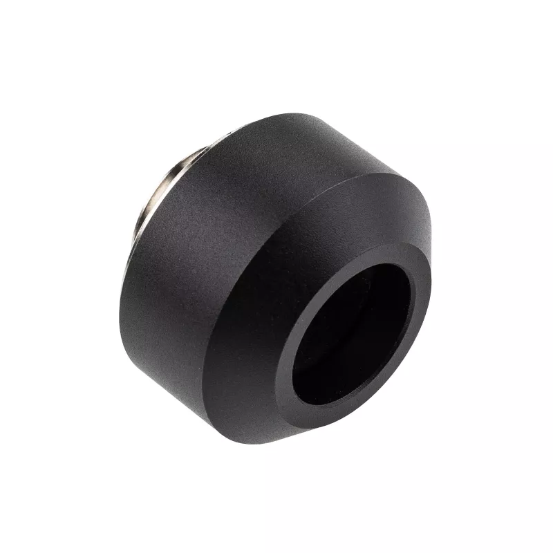 OPTIMUS kietųjų vamzdelių jungčių rinkinys 12 mm, 6 vnt. su montavimo įrankiu, juodos spalvos