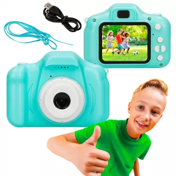 Extralink Kids Camera H20 Blue, 1080P 30fps, 2.0 ekranas