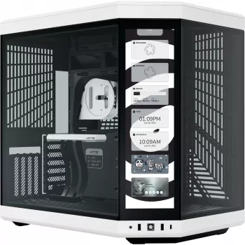 HYTE Y70 Touch Infinite Midi Tower Juoda, Balta