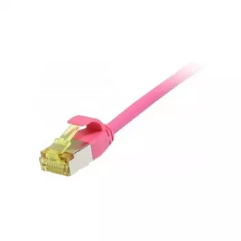 Patch kabelis RJ45, CAT6A 500MHz, 0,25 m, violetinė, U/FTP, plonas apvalus d=3,8 mm, TPE/LSZH (Superflex), AWG32, su Cat.7 žaliava, Synergy 21 (S217381V3)