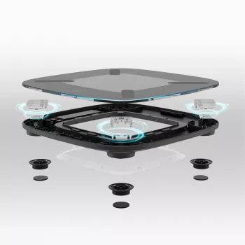 Kūno analizatoriaus svarstyklės HoMedics SCL-B200-BK3R