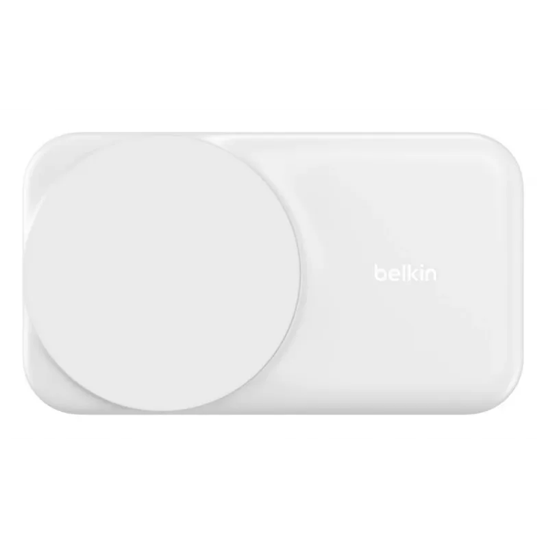 Belaidinis įkroviklis Belkin UltraCharge 25W Qi2 3in1 Magnetinis EU Baltas Kvadratinis