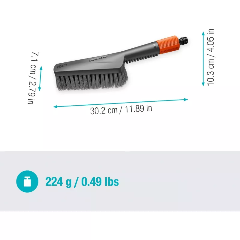 Sodo vandens purškimo antgalis Gardena 18840-20 Pilka Oranžinė Plotis 302 mm