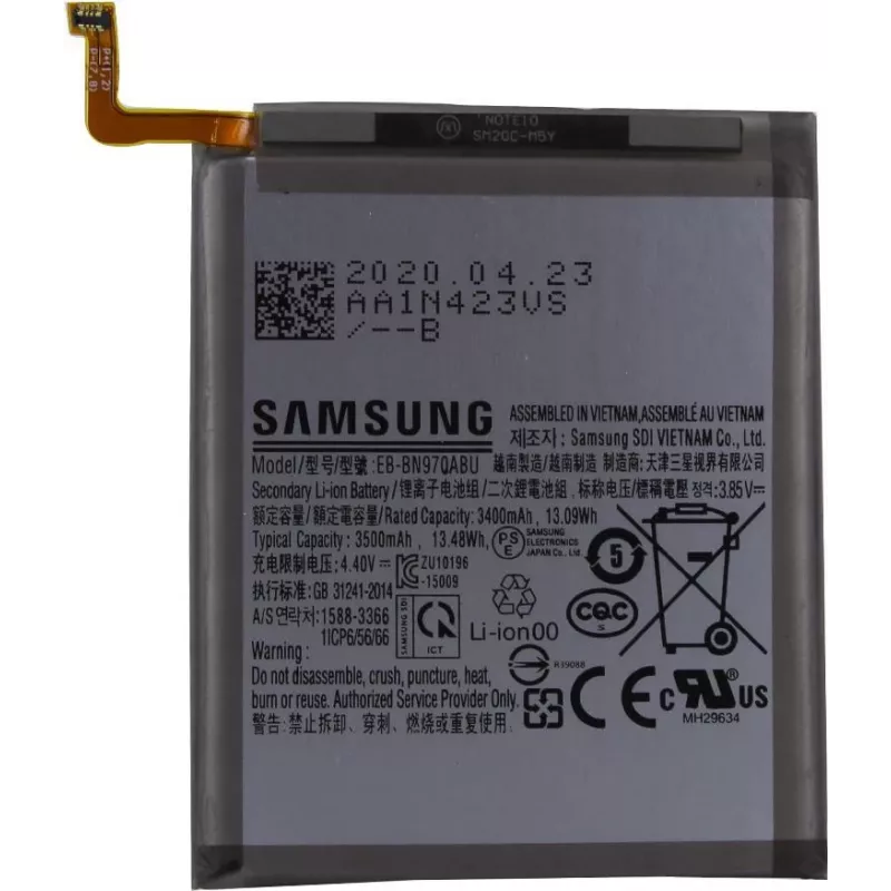 Samsung EB-BN970AB baterija, skirta Galaxy Note 10, 3500 mAh