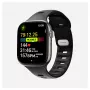 Nomad Tempo Band Black Rubber 20 mm – laikrodžio dirželis juodas