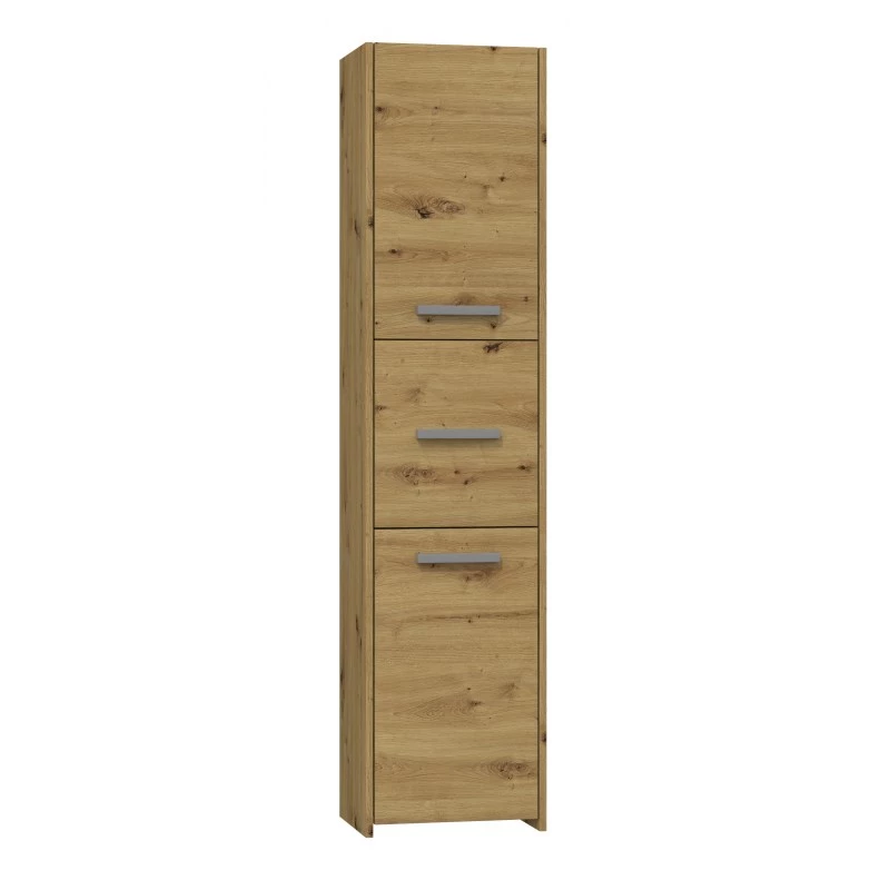 Topeshop S43 ARTISAN vonios spintelė su lentynomis Ąžuolas