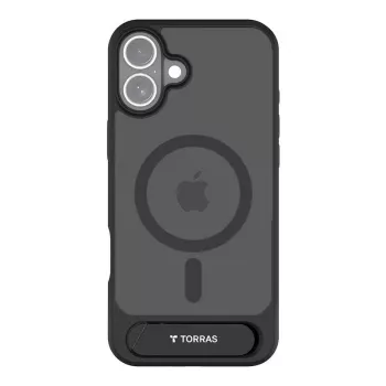 PSTAND reguliuojamas stovas iPhone 16, Torras X00FX1931, juodas, lengvas sulankstomas