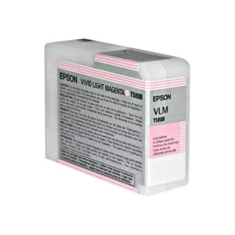Epson Singlepack Vivid Light Magenta T580B00, ryškiai šviesiai purpurinis, pigmentinis rašalas, 80 ml, 1 vnt.