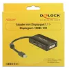 Adapteris DeLOCK 0,16 m Mini DisplayPort → DisplayPort / HDMI / DVI-D