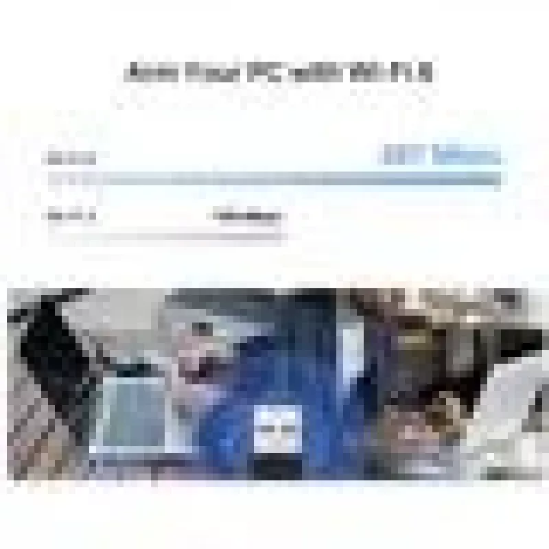USB Wi-Fi adapteris MERCUSYS MA14N — USB Type‑A, 2.4 GHz vienos juostos, iki 287 Mb/s, juodas