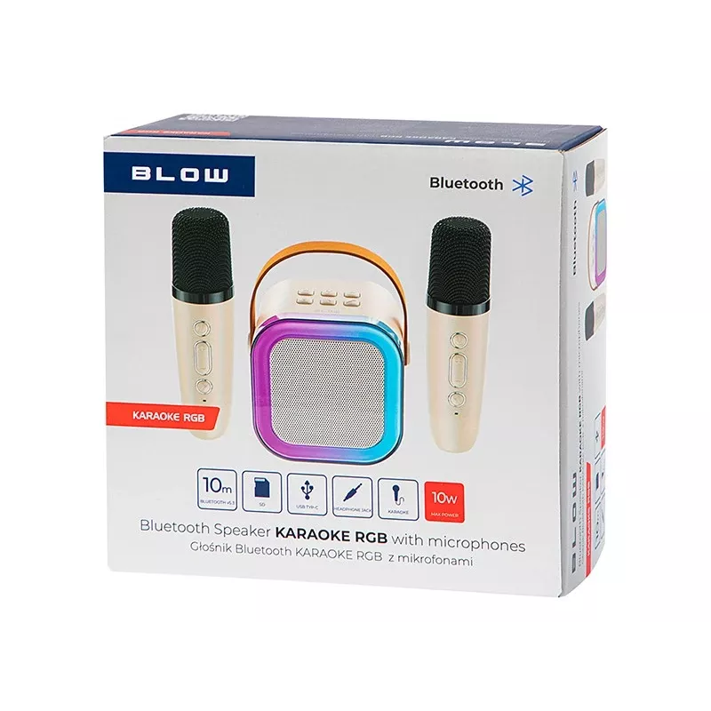 Karaoke garsiakalbis BLOW RGB Bluetooth 30W