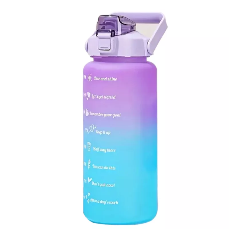 Extralink Motyvacinis butelis, vandens butelis, 2000 ml, violetinė-mėlyna, BUT-992